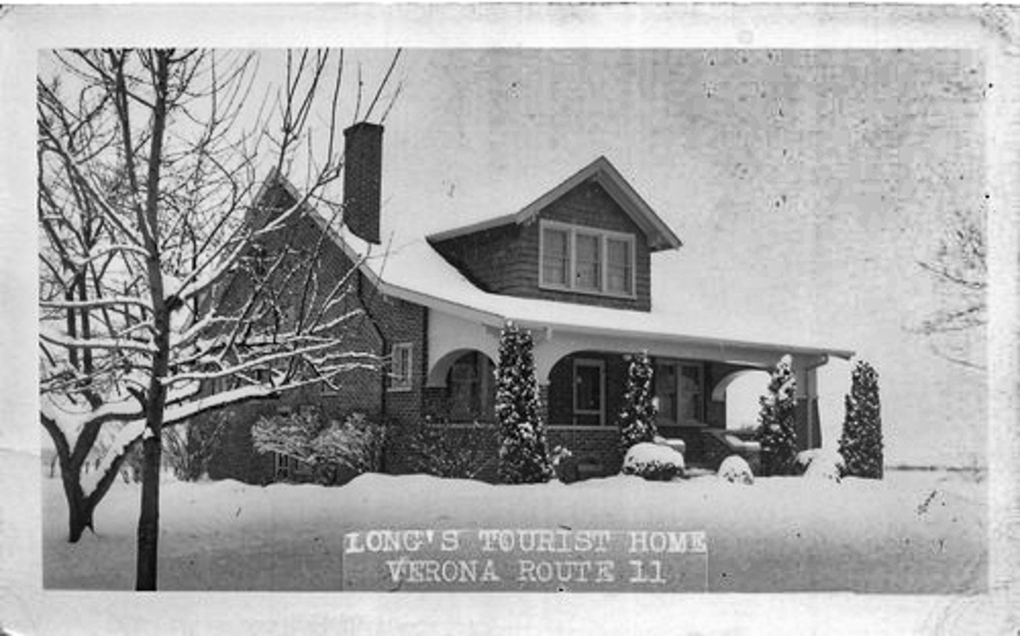 Longs Tourist Home postcard Verona VA.jpg