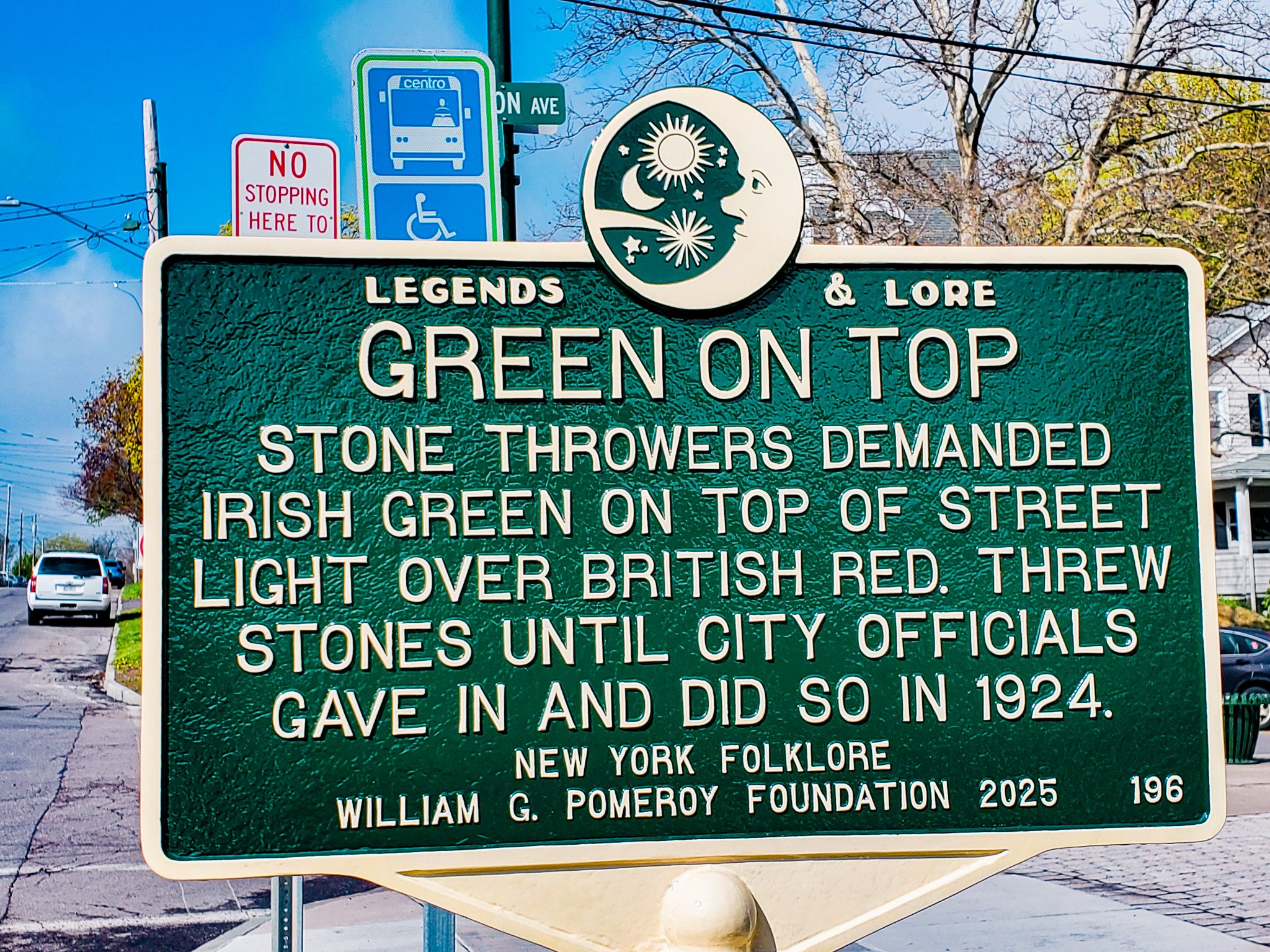 Green on Top sign at Syracuse NY.jpg