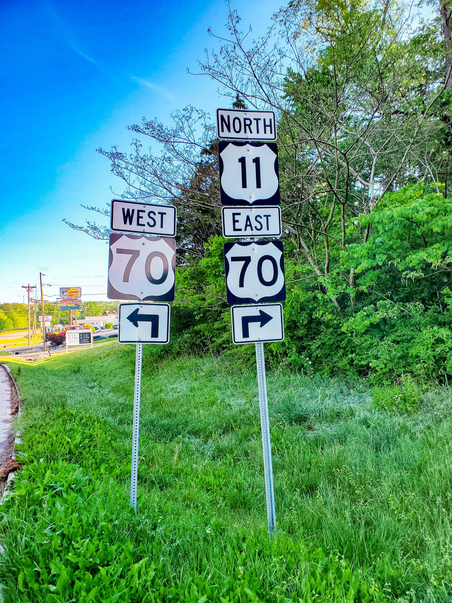 Highway Signs at Dixie Lee Junction