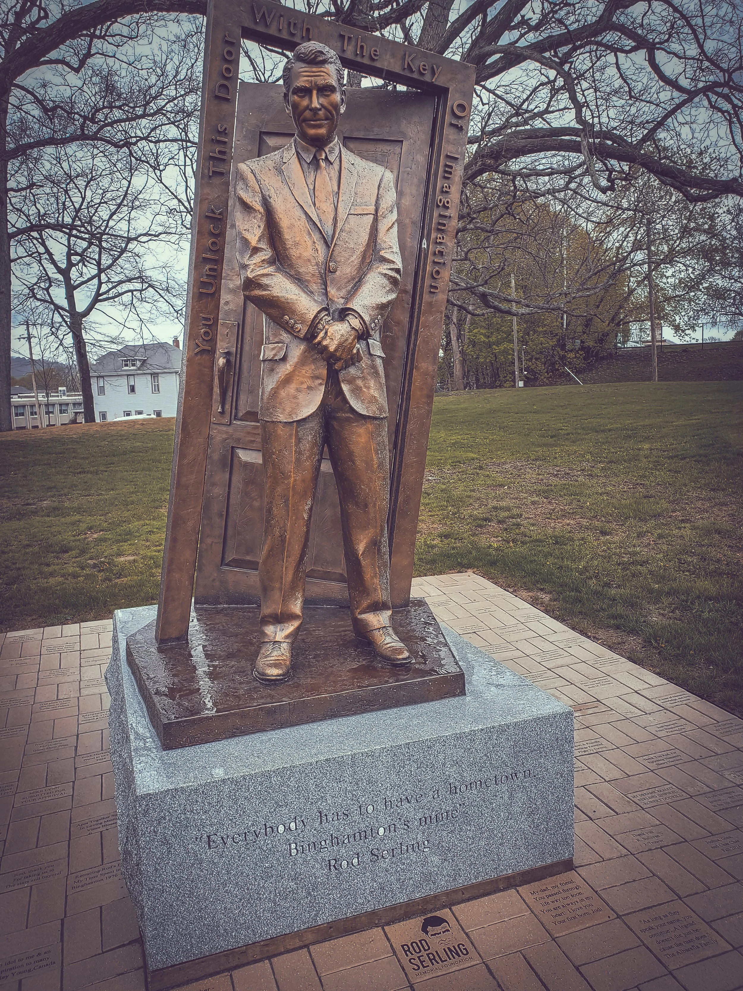 Rod Serling monument Binghamton NY.jpg