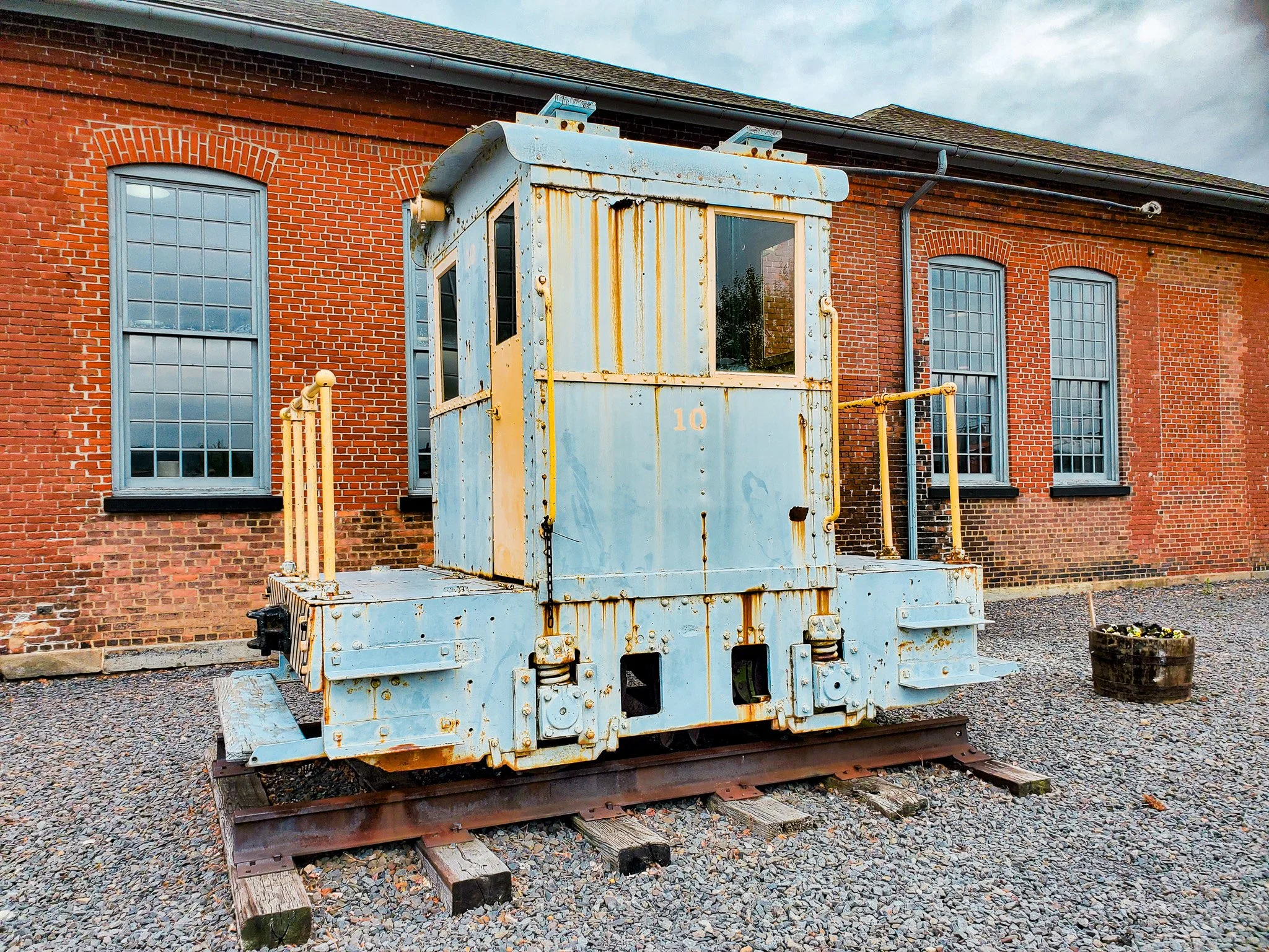 Scranton Trolley Museum small RR car in front.jpg