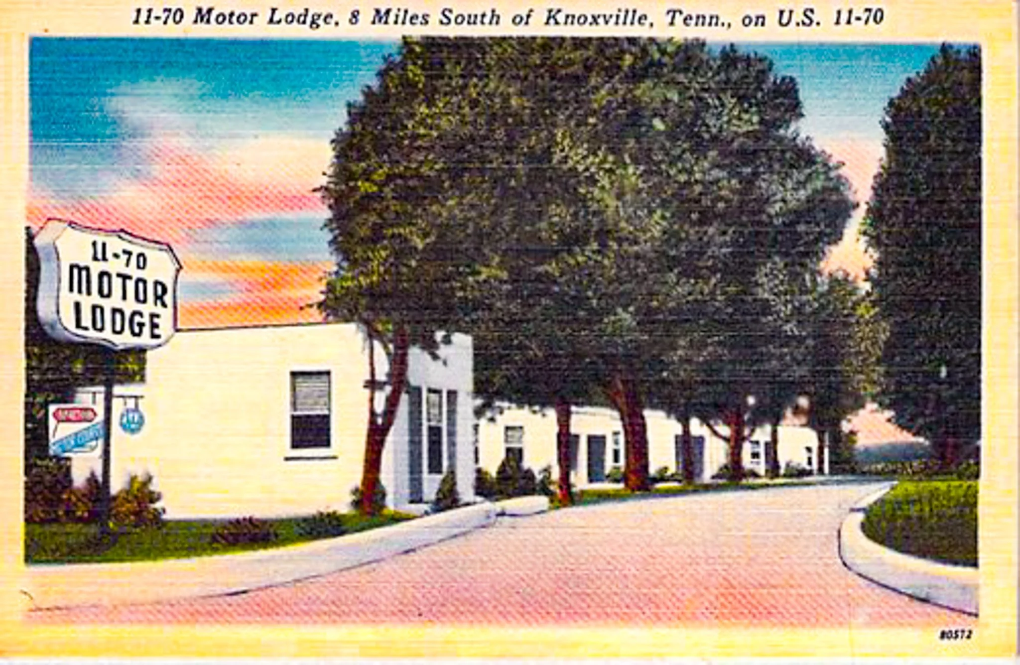 11-70 Motor Lodge Postcard