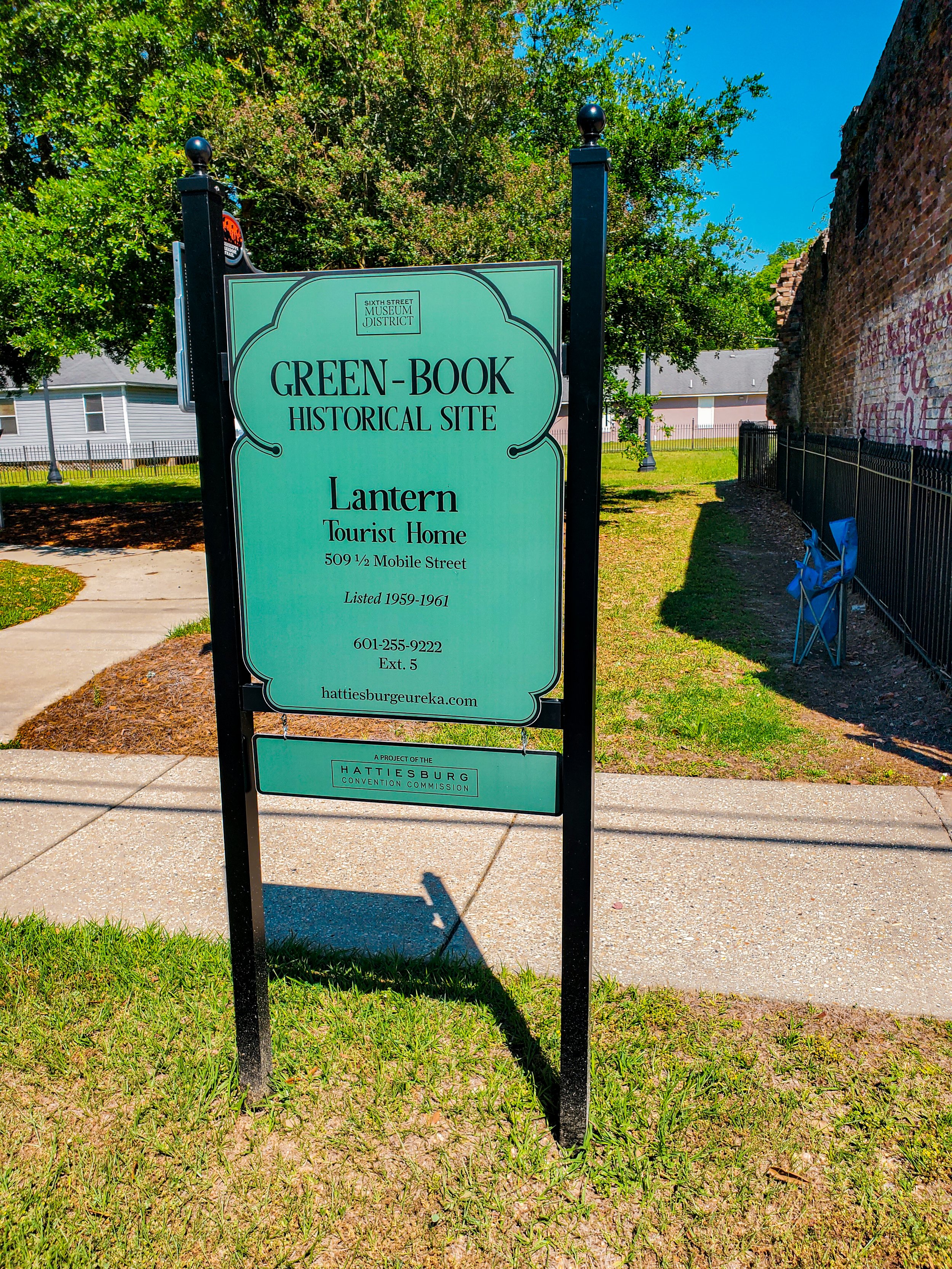 Green Book Site Marker