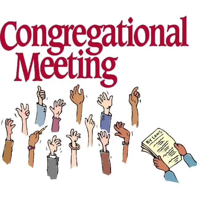 Congregational Meeting with Pizza