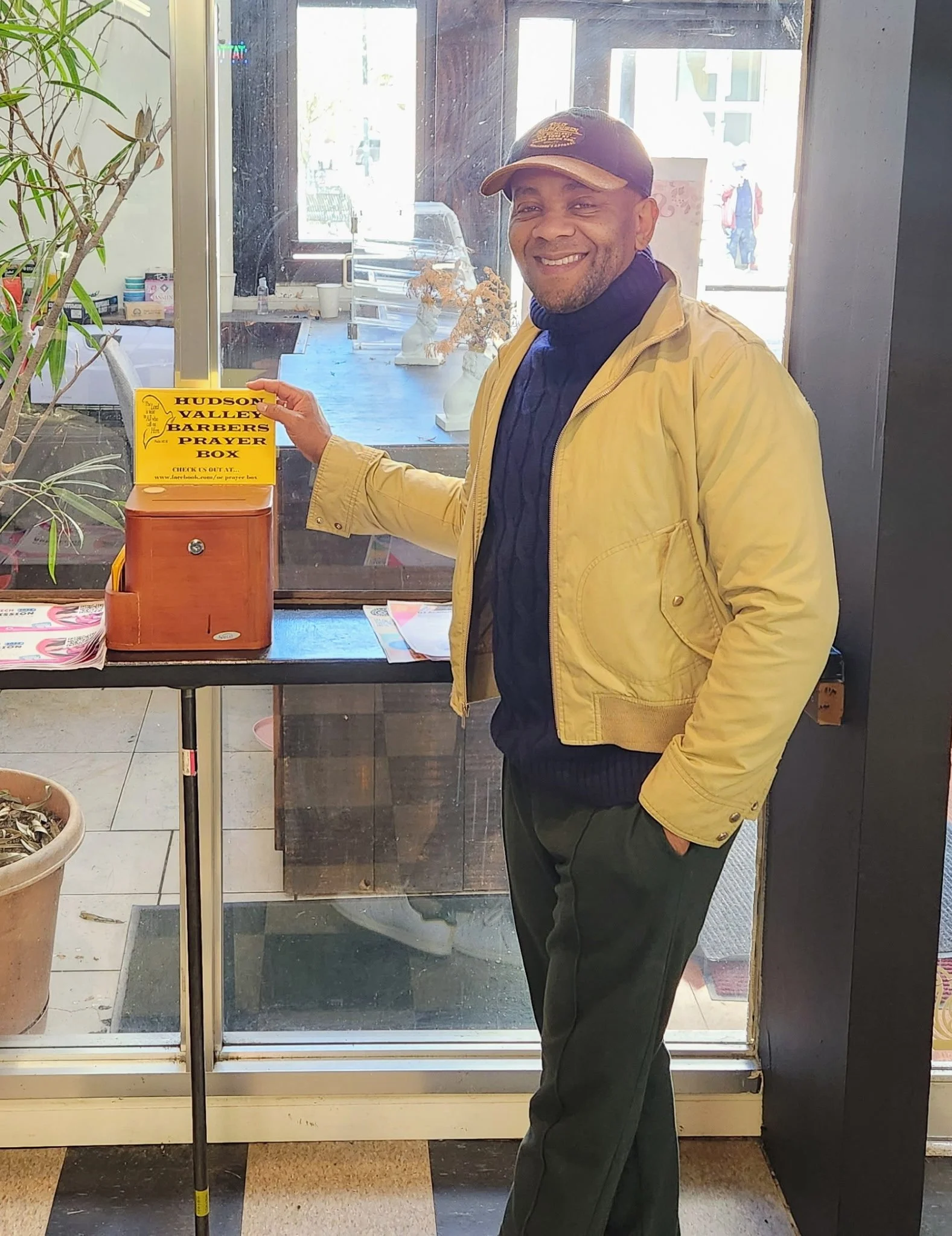 Community Outreach- Local business prayer box