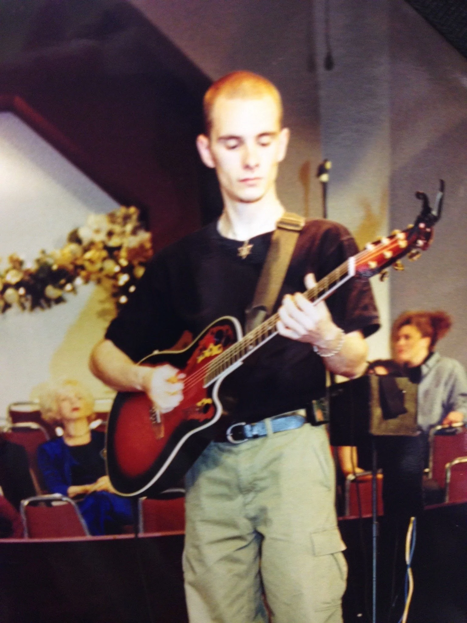 19 year old Gabriel, w/ pager on belt