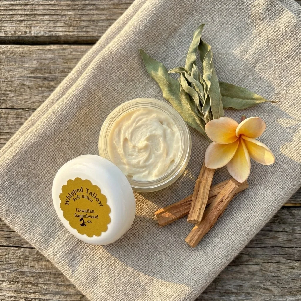 Hawaiian Sandalwood Whipped Tallow Body Butter