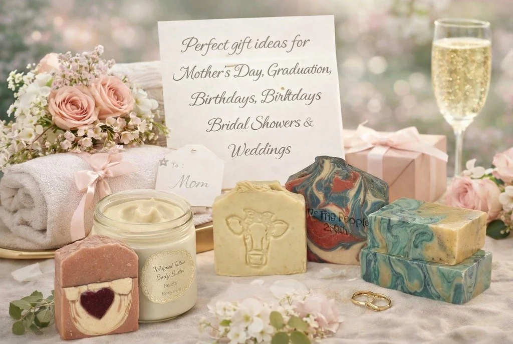 What if the most meaningful gift wasn&rsquo;t something fancy&hellip; but something truly nourishing?

Out here in Indian Valley, I make every bar of soap and every jar of whipped tallow body butter by hand using what I can source close to home&mdash