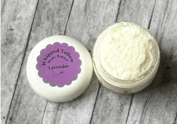 Luxurious Lavender Whipped Tallow Body Butter