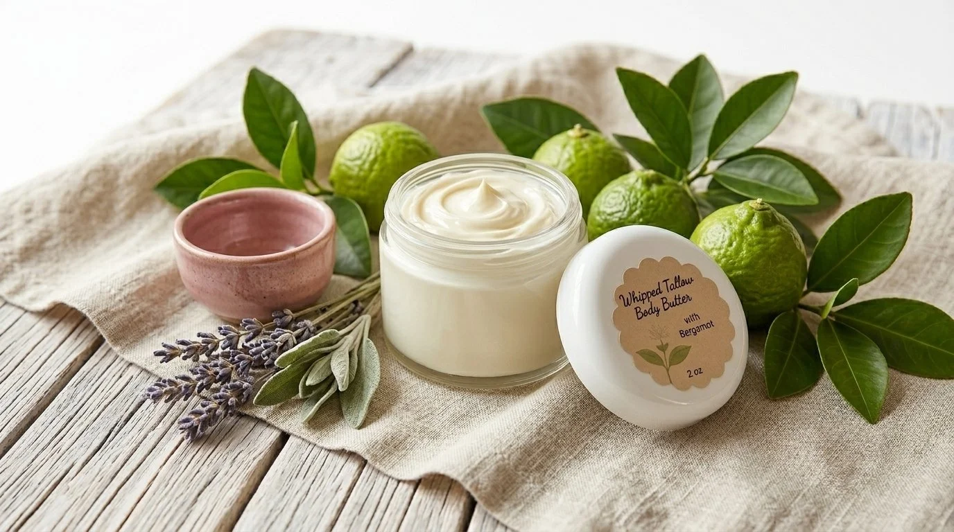 Bergamot Whipped Tallow Body Butter