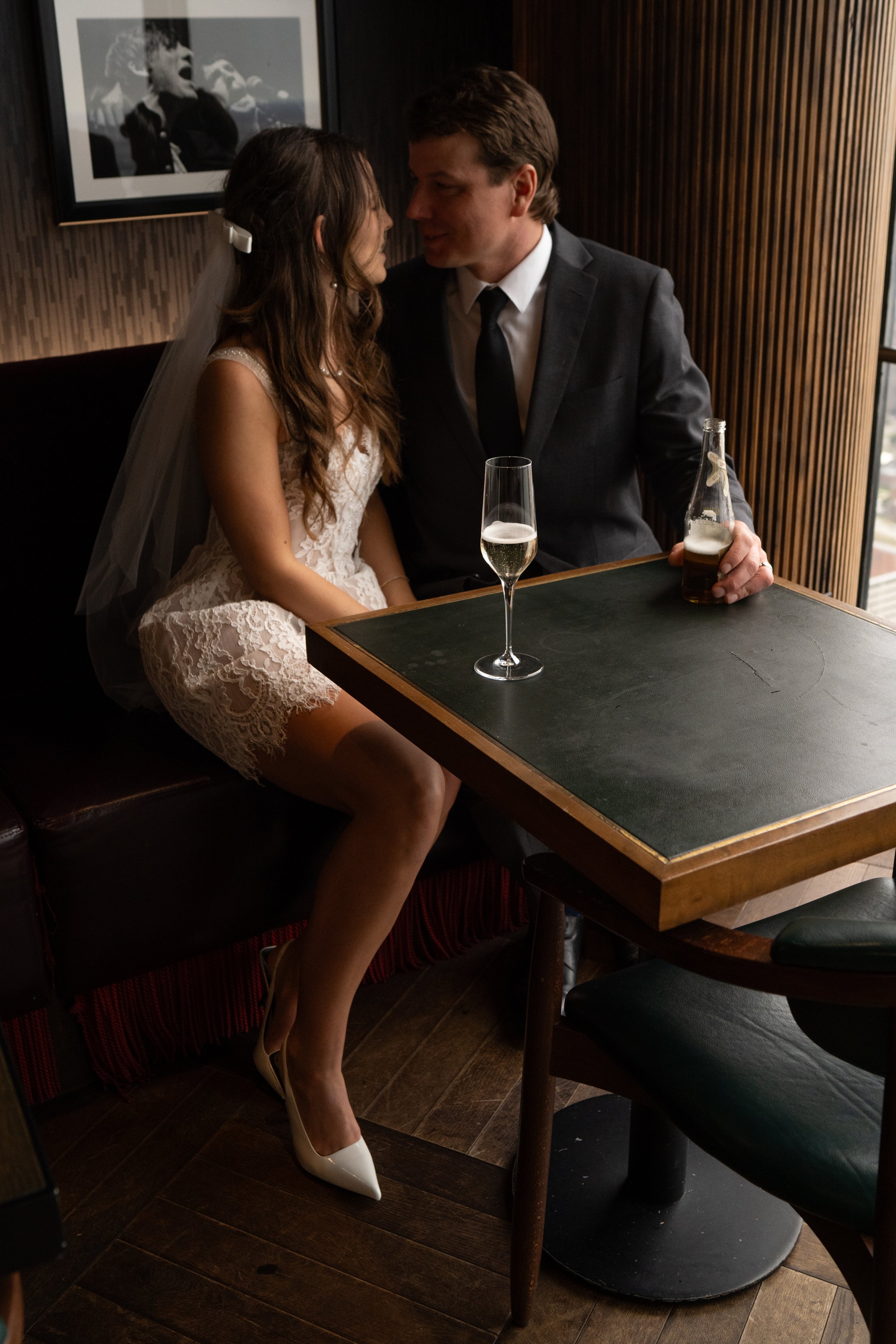 Spontaneous wedding photographer Detroit