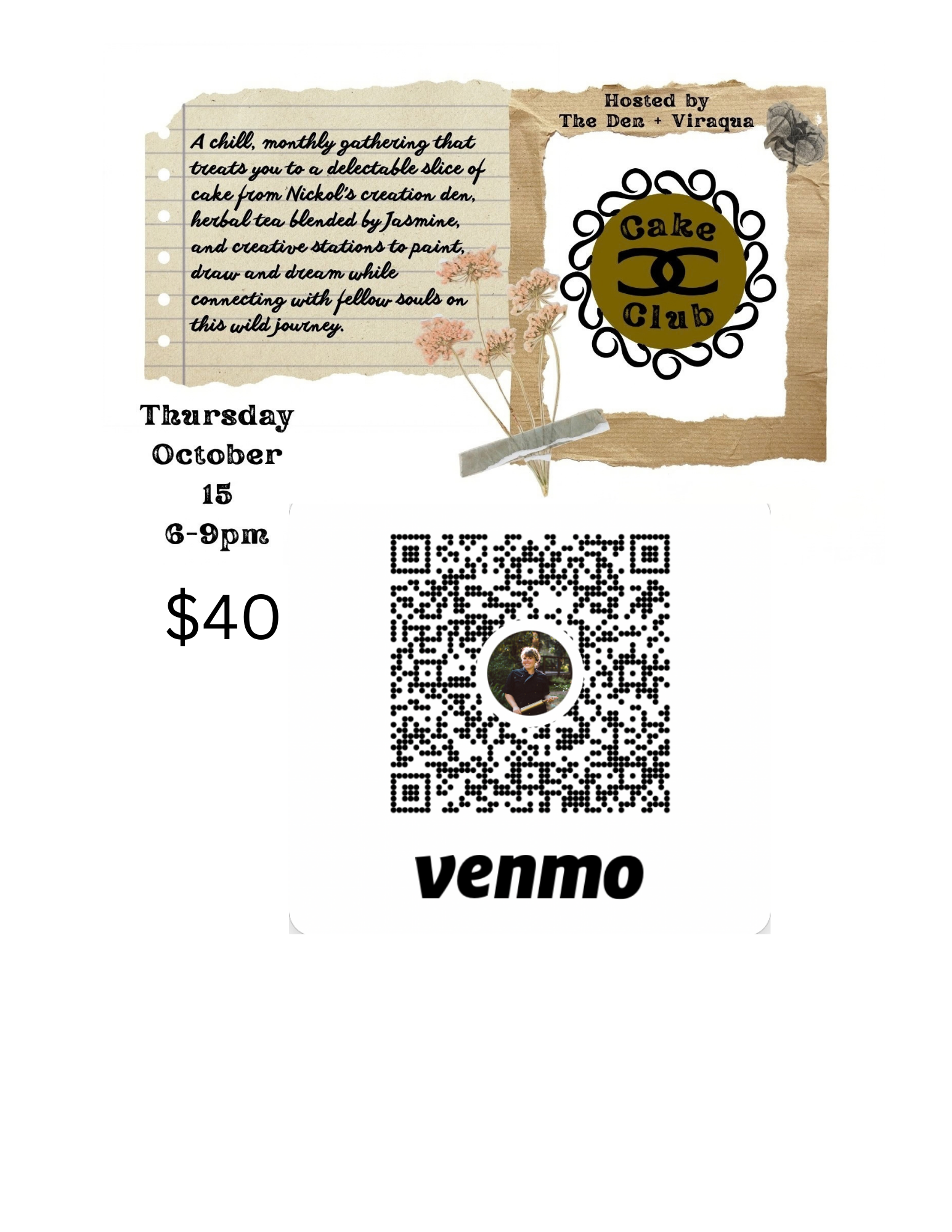 CAKE CLUB 10/15