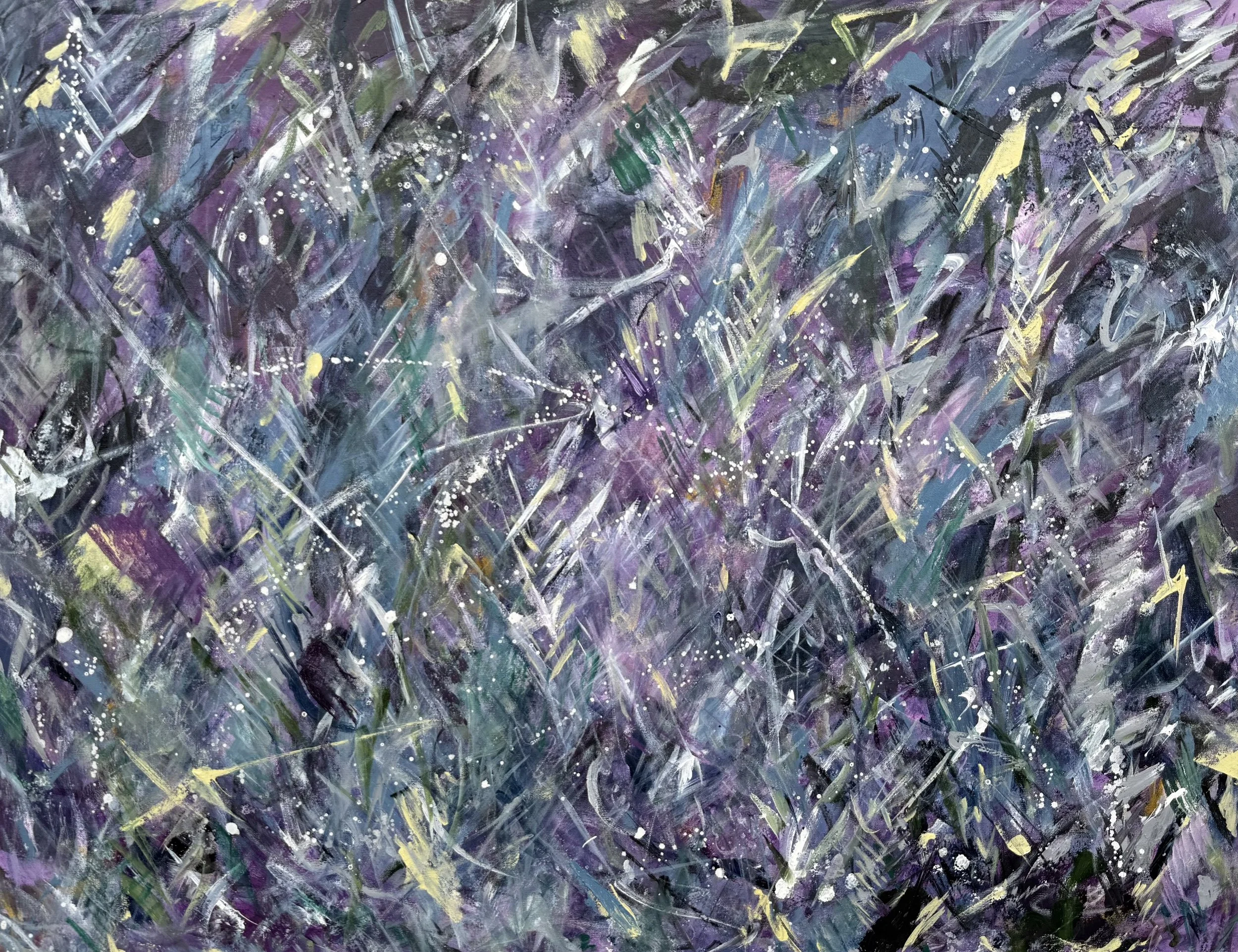 "Tropical Winter III"
Acrylic, ink, and charcoal on canvas, 36 × 48 in.