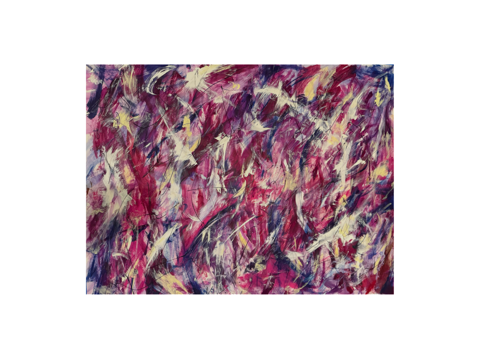 Tropical Fall III, 38 × 48 in.