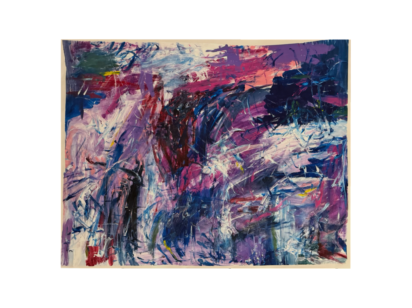 Unscripted I, 38 × 48 in.