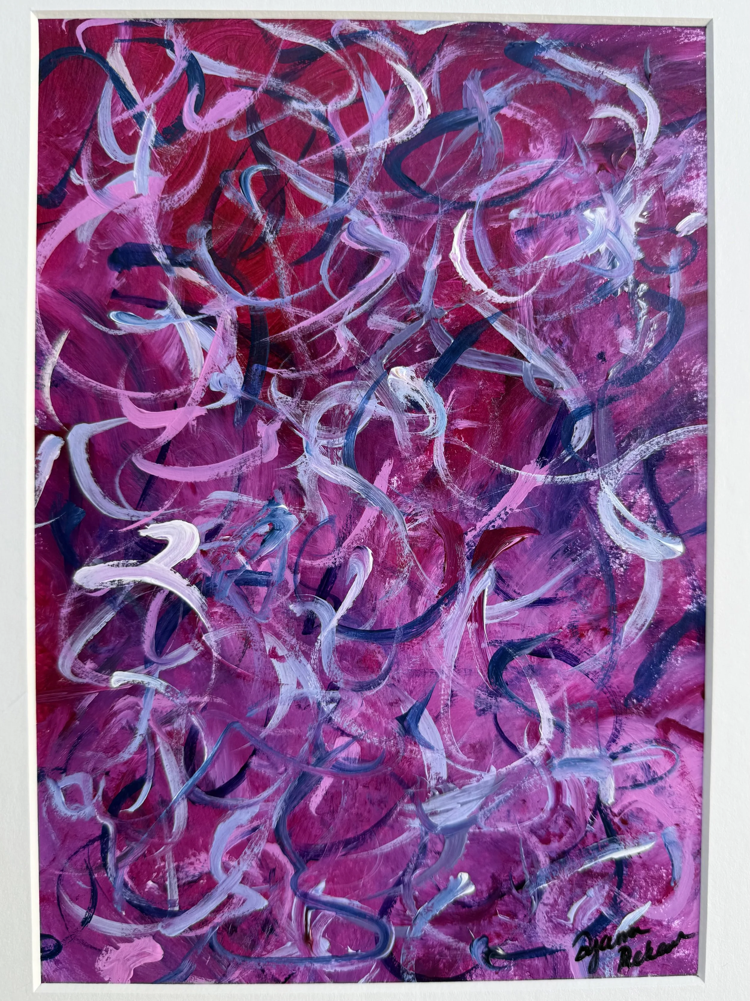 Roses are Red, 7 × 10 in.