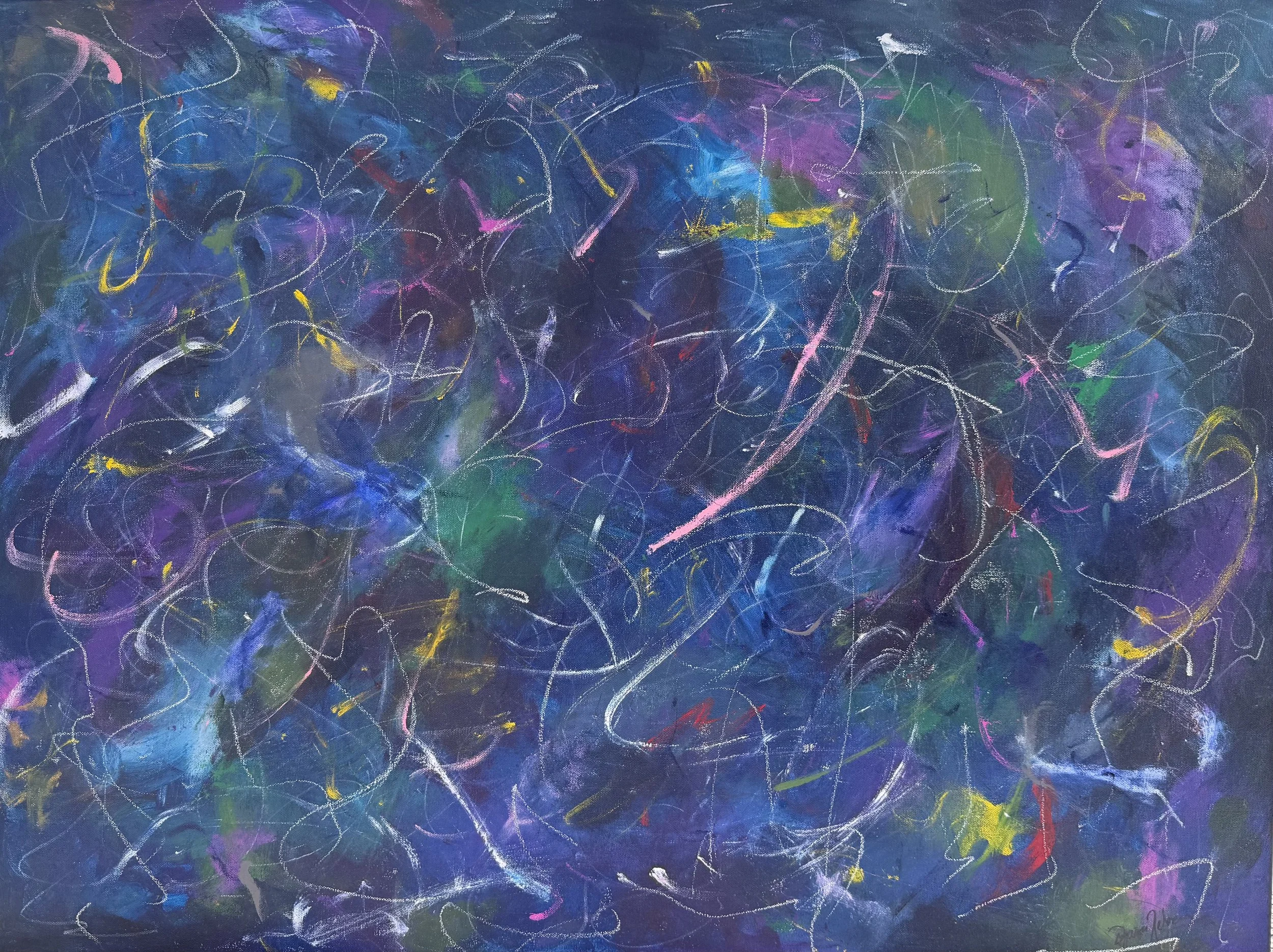 Tropical Pulse, 30 × 40 in.