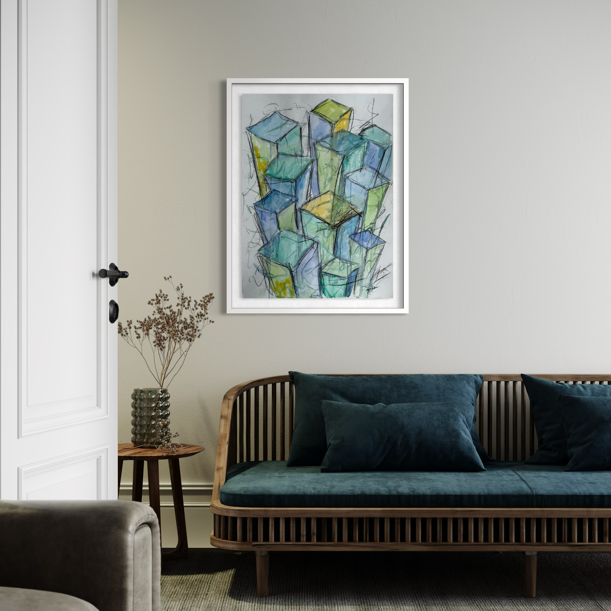 Light at the end of the tunnel on a wall.PNG