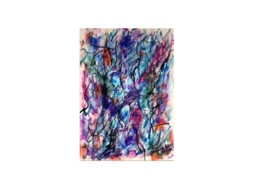 Electric Heartbeat, 7 × 10 in.