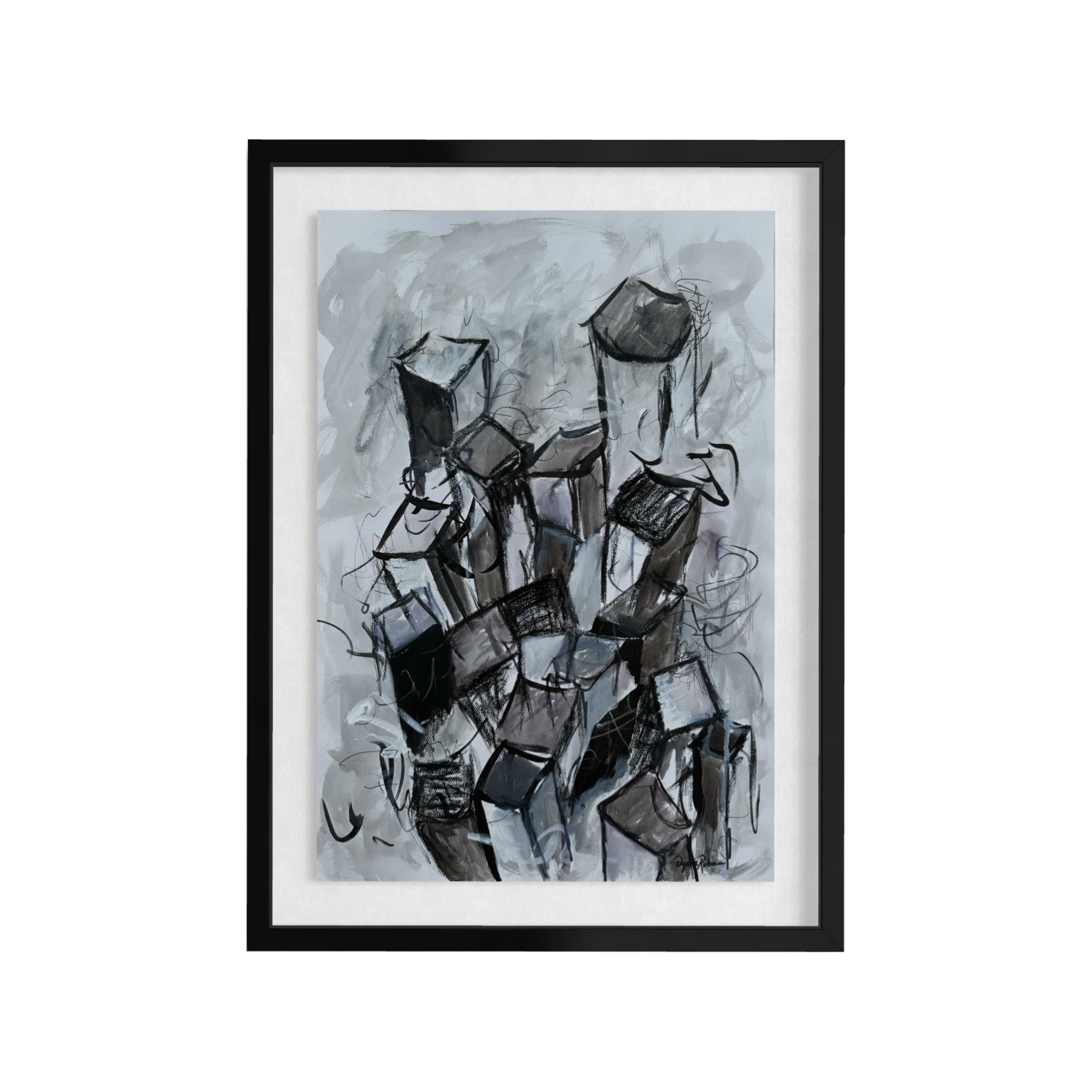 One Day on top of another framed - black.PNG