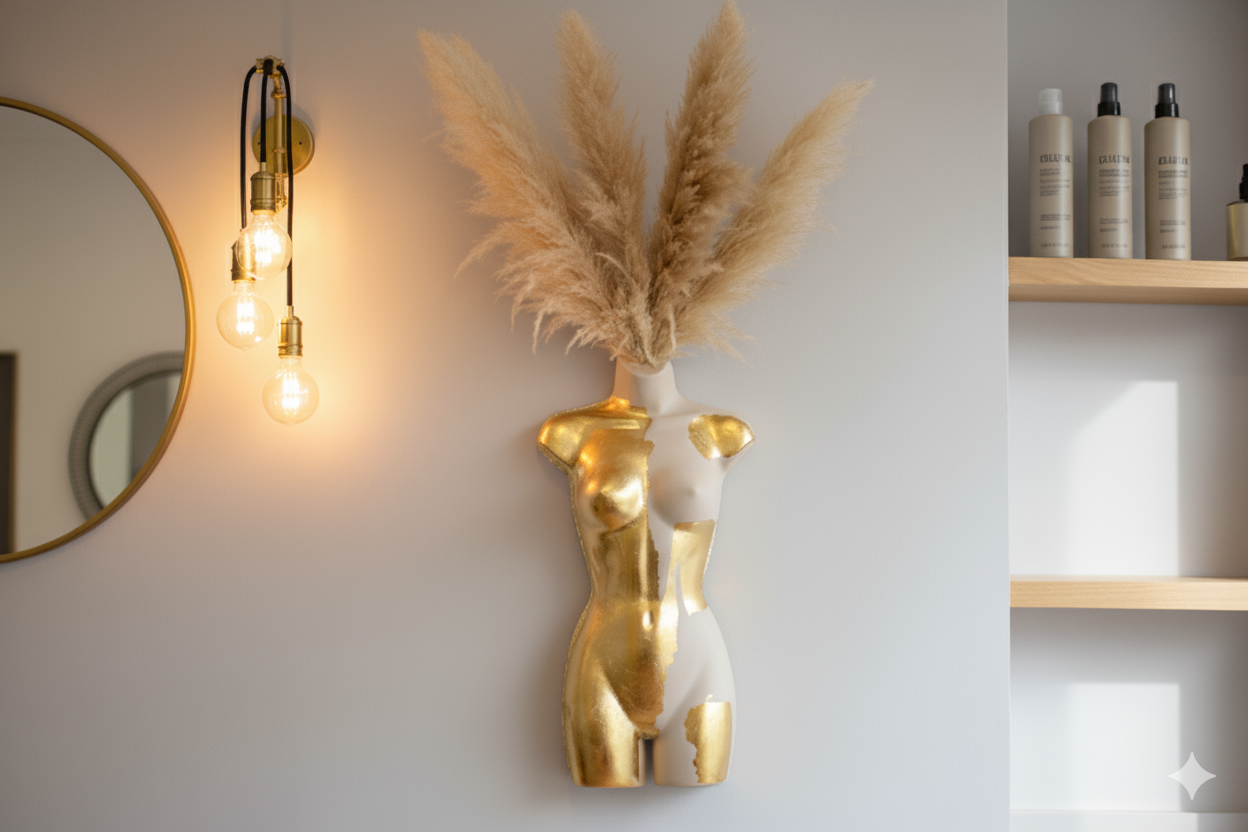 Beige Bodice & Pampas