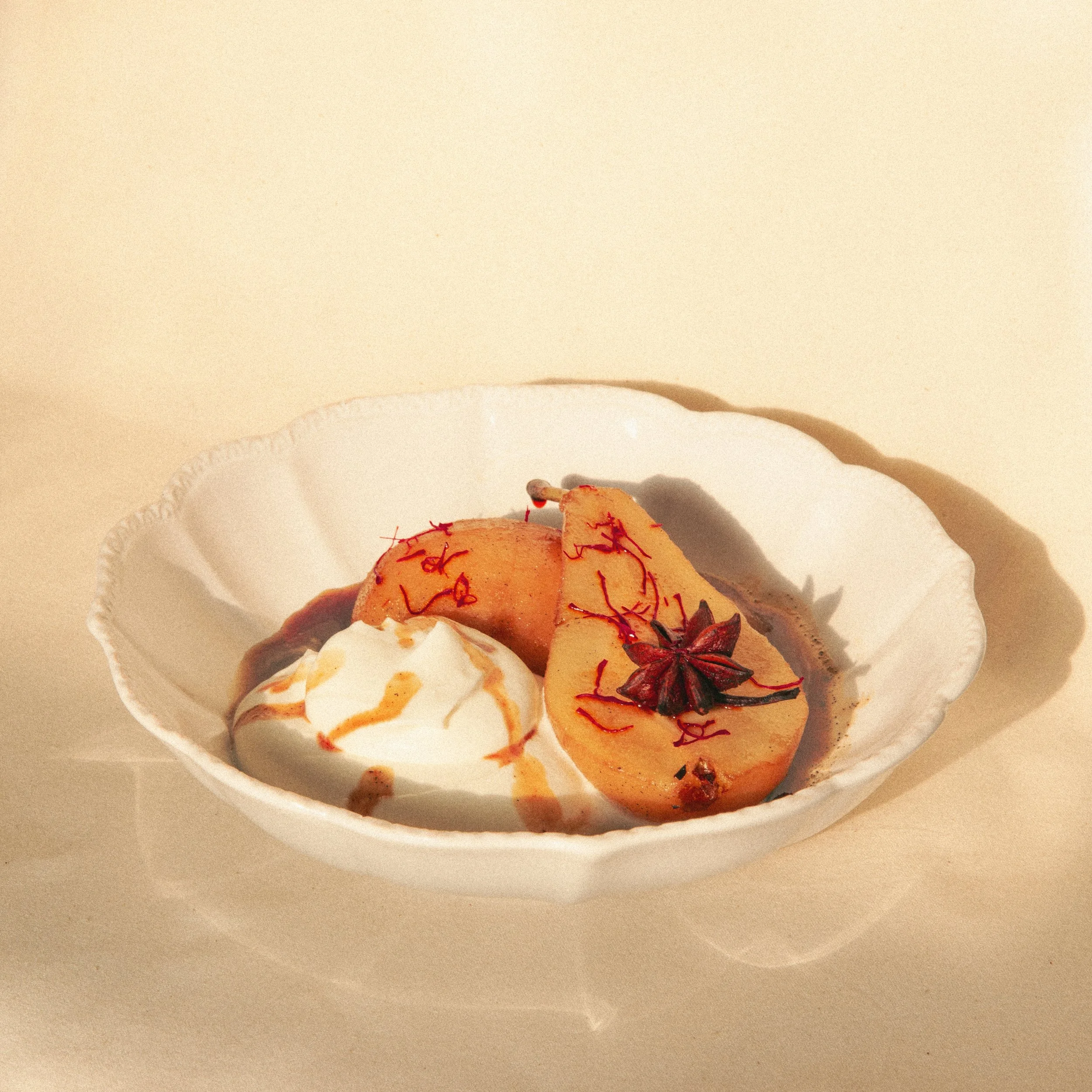 Poached Pear