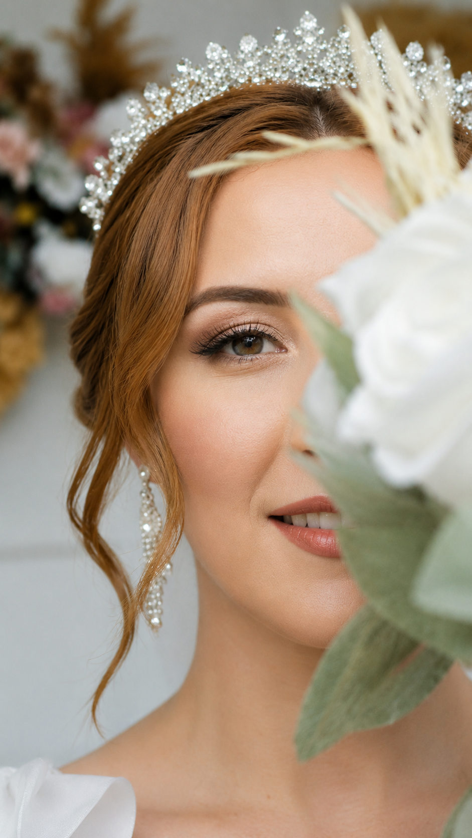 Bride with radiant, healthy skin following personalized bridal skin preparation by Master Licensed Esthetician Liz Clapsis in Washington, DC.