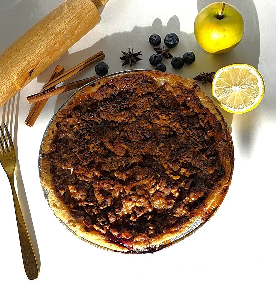 Sour Cream Apple Pie 10"