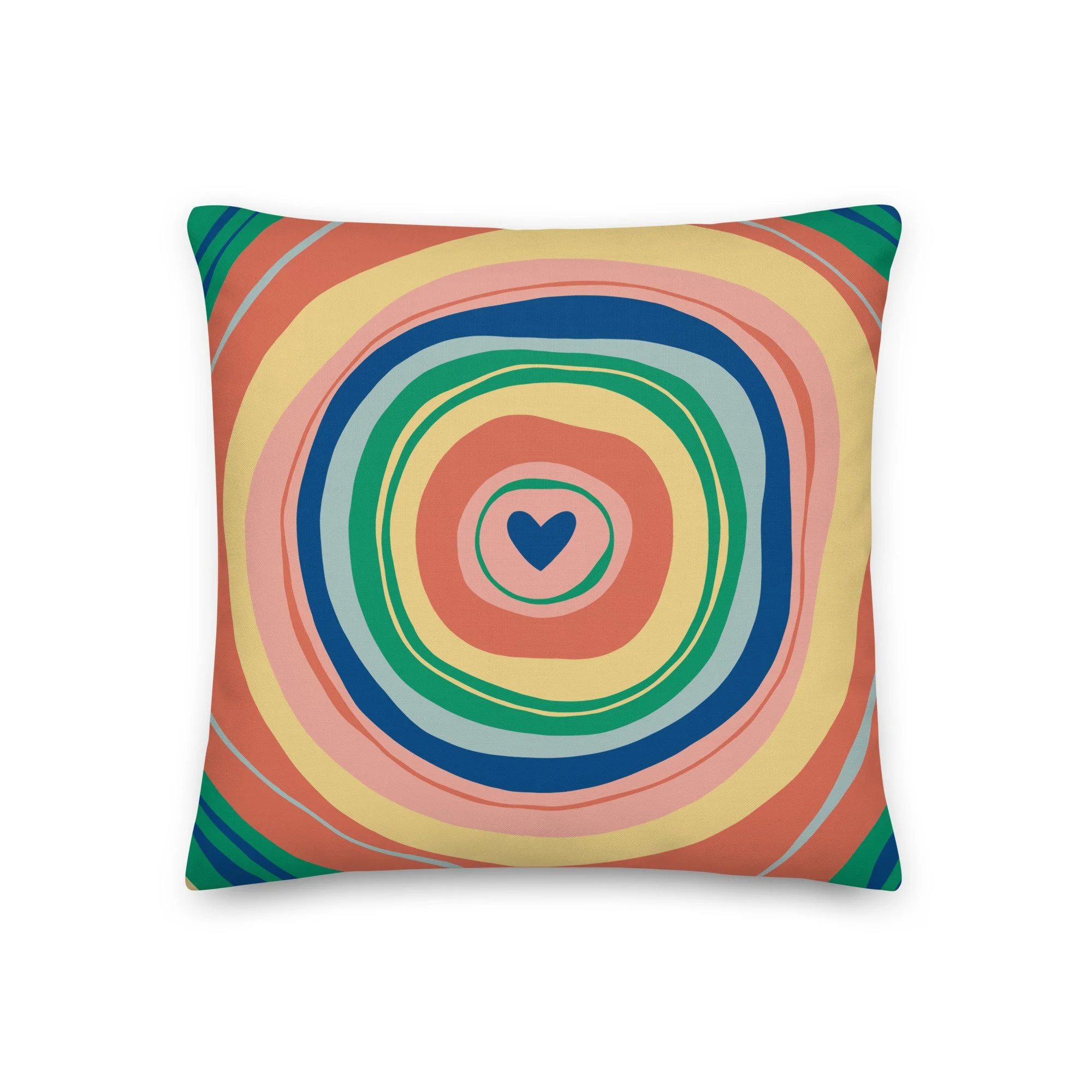 Heartbeat Throw Pillow