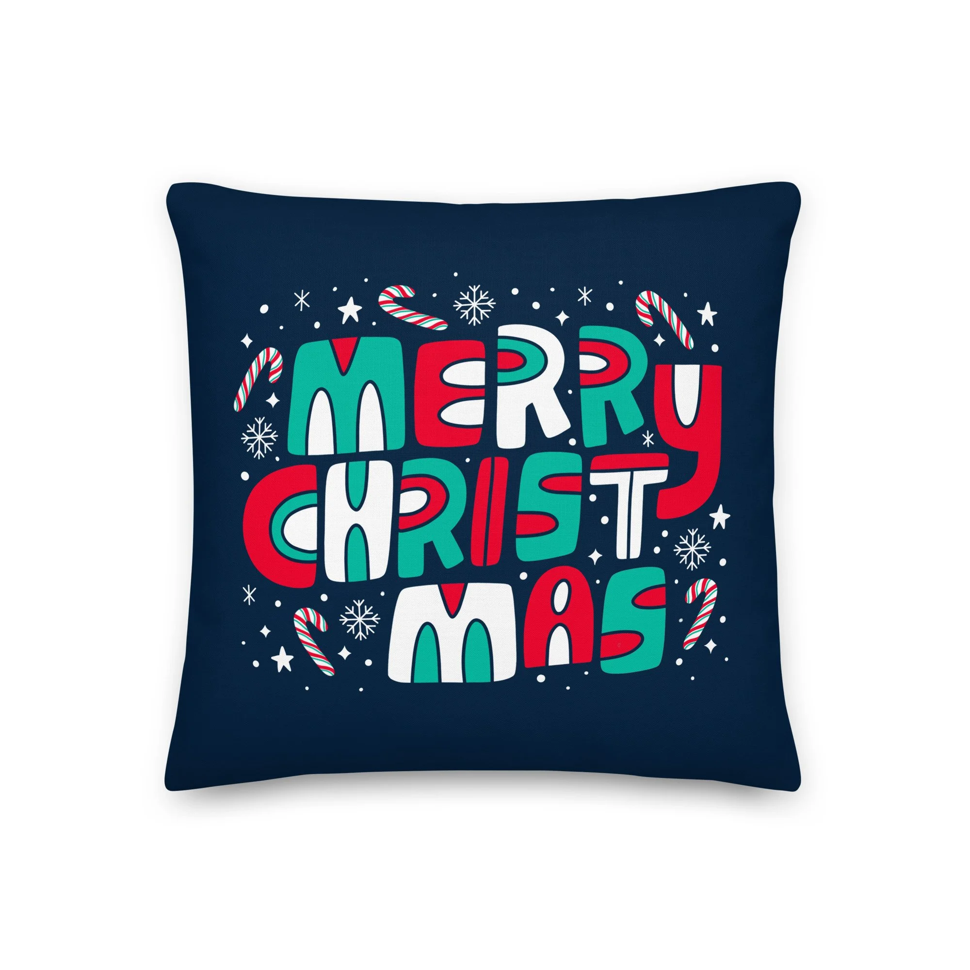 Merry Christmas 2-Sided Throw Pillow