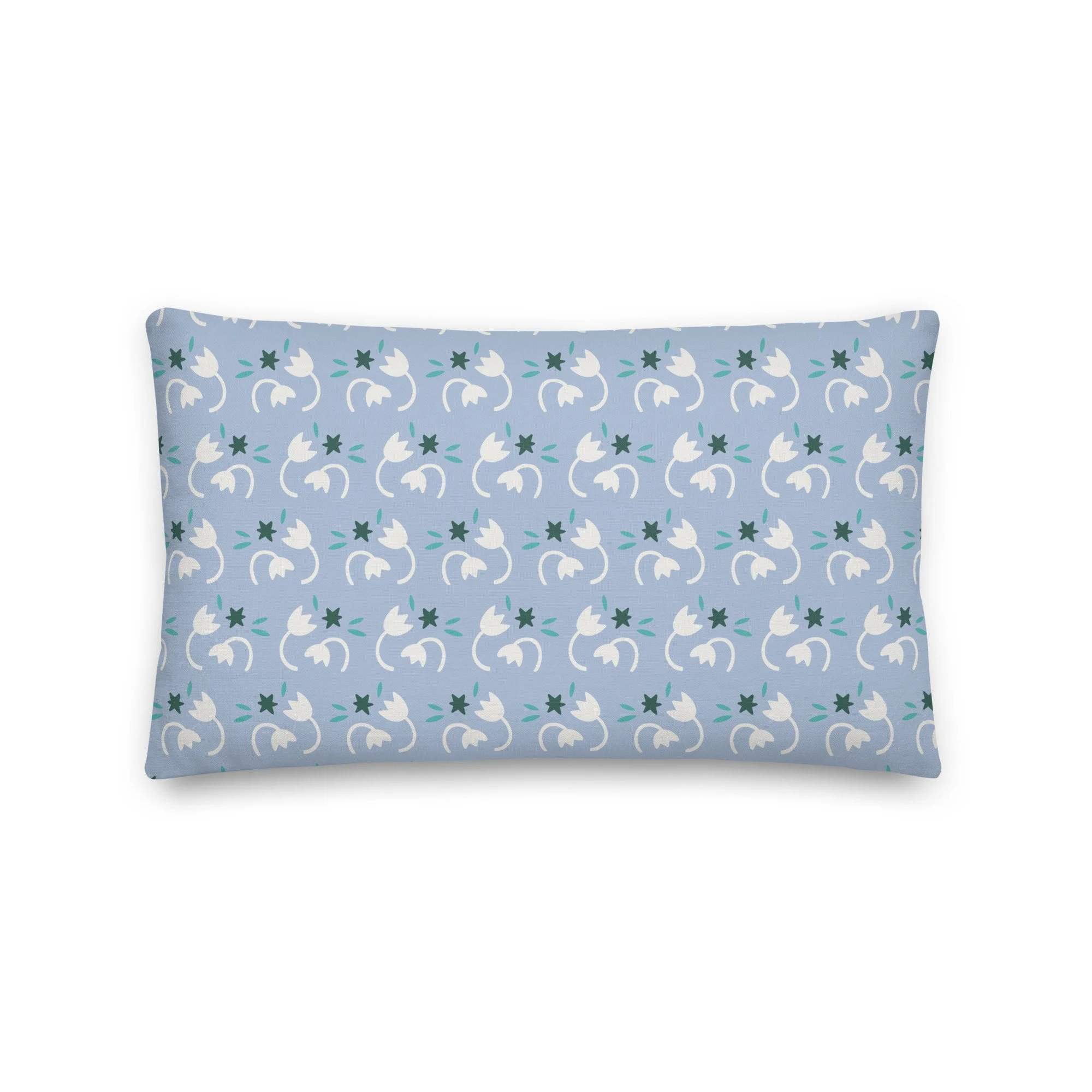 Bluebell Throw Pillow – Periwinkle