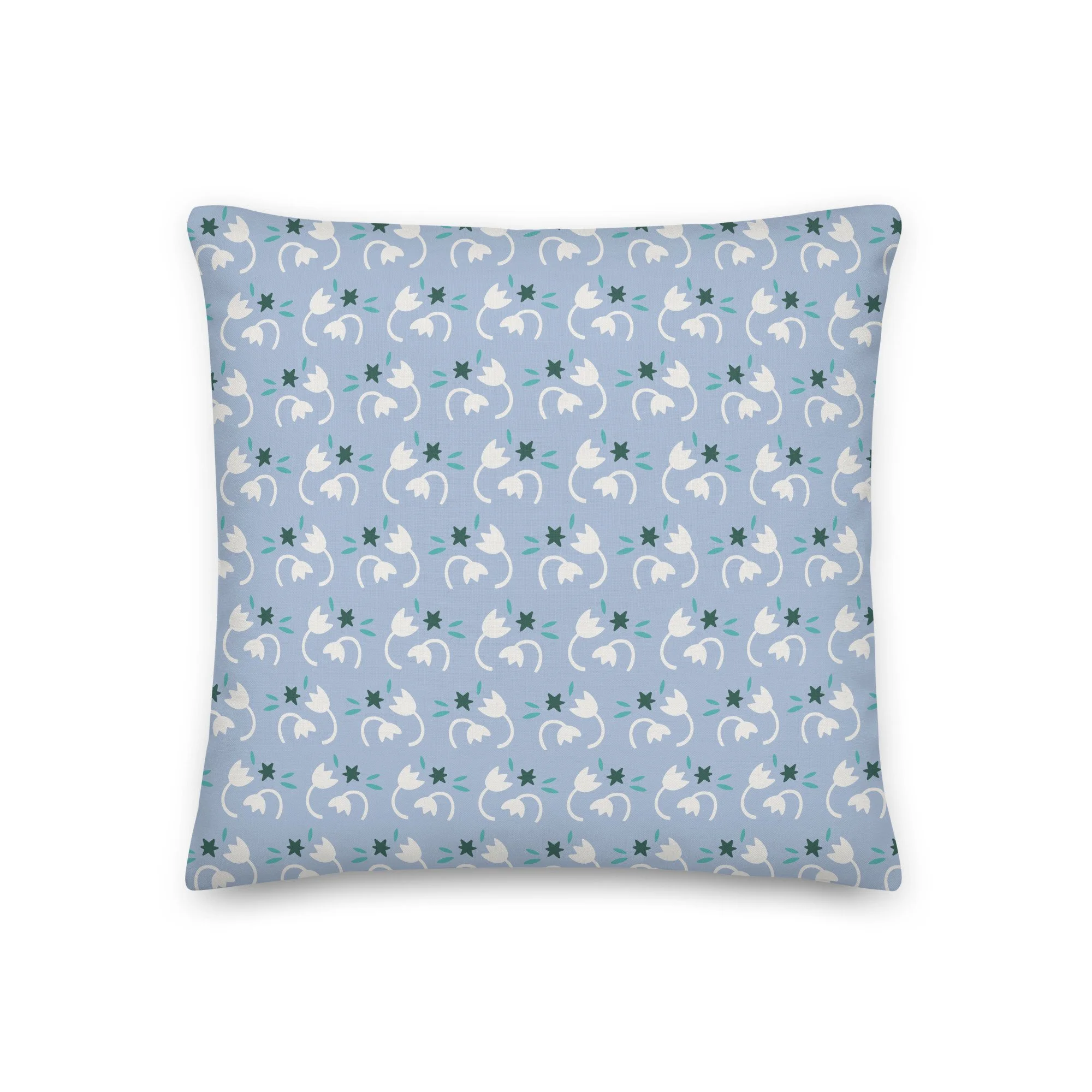 Bluebell Throw Pillow – Periwinkle