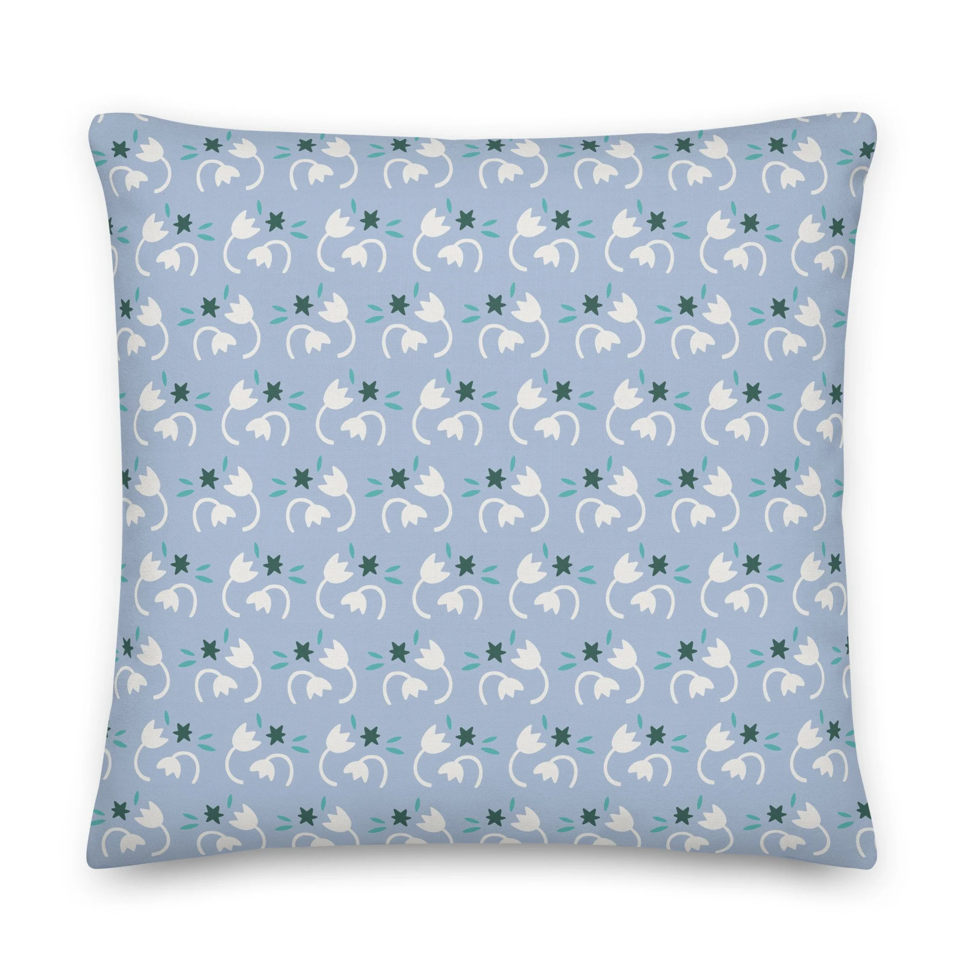 Bluebell Throw Pillow – Periwinkle