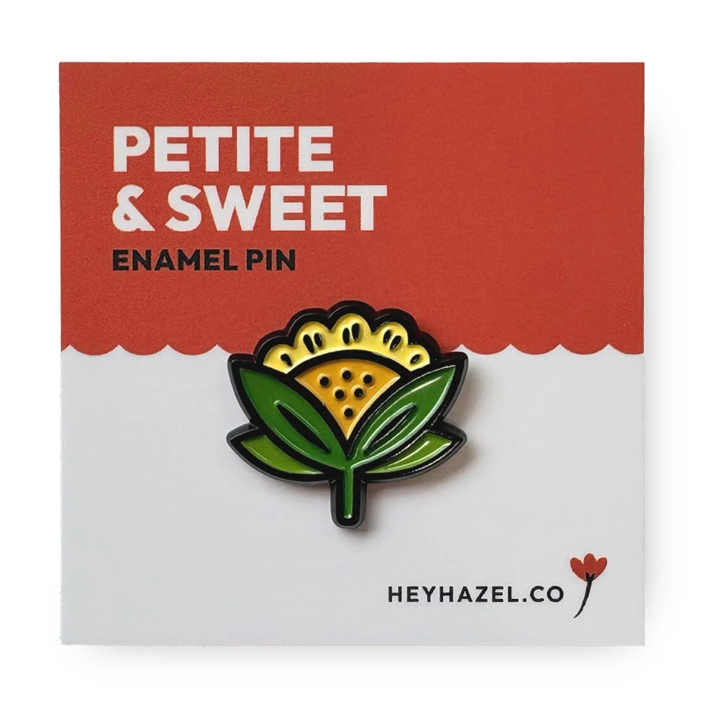 Sunny Sunflower Enamel Pin
