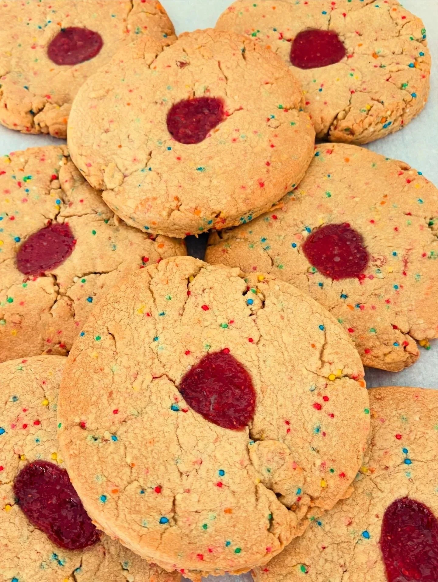 Rainbow Splash Cookies!