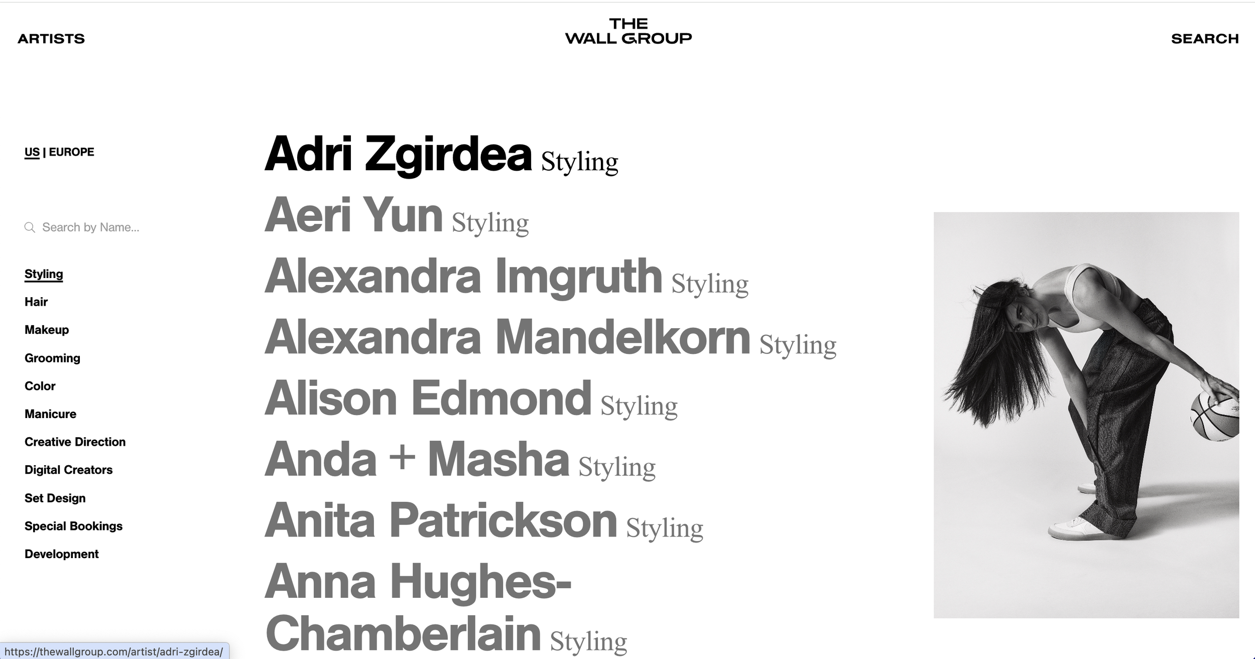 The Wall Group - Talent Directory