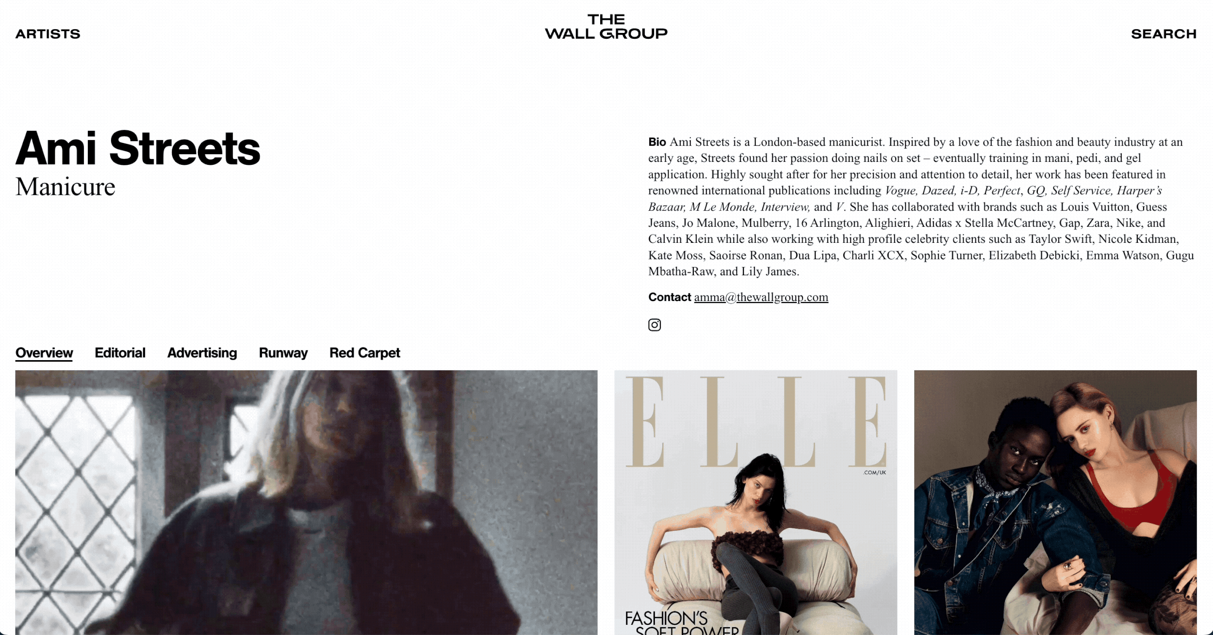 The Wall Group - Talent Portfolio