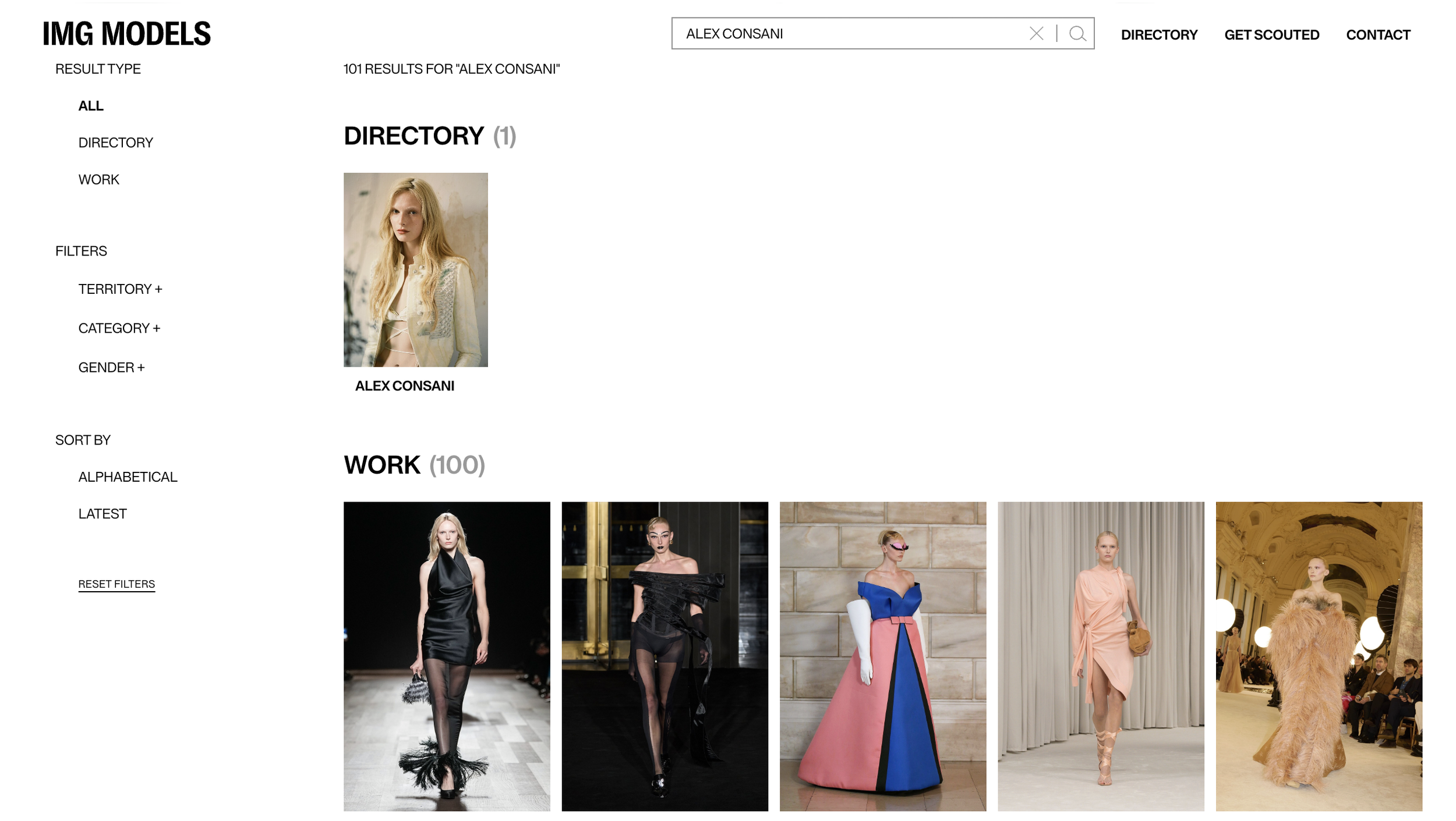 IMG Models - Advanced Search
