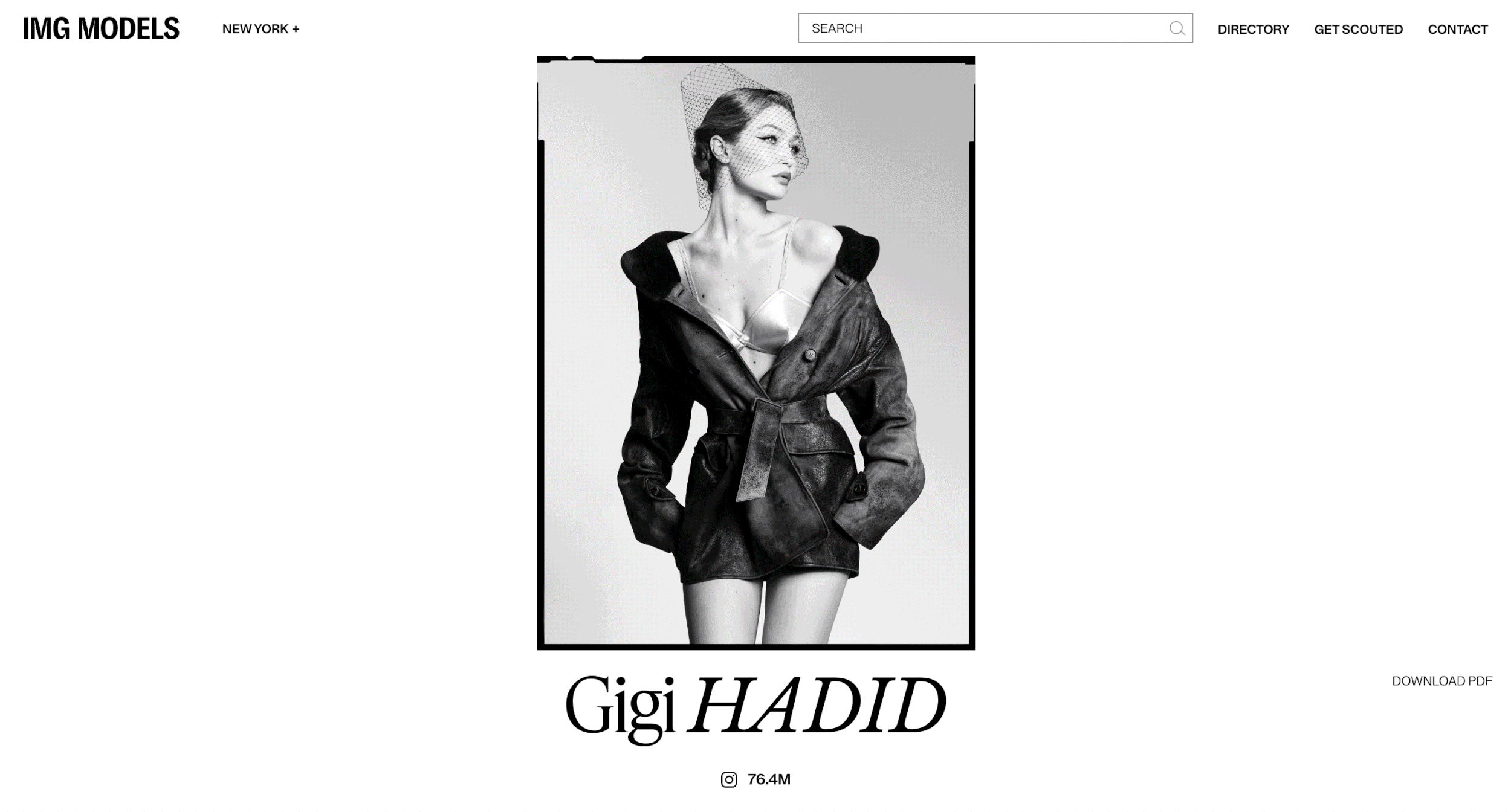 IMG Models - Talent Portfolio