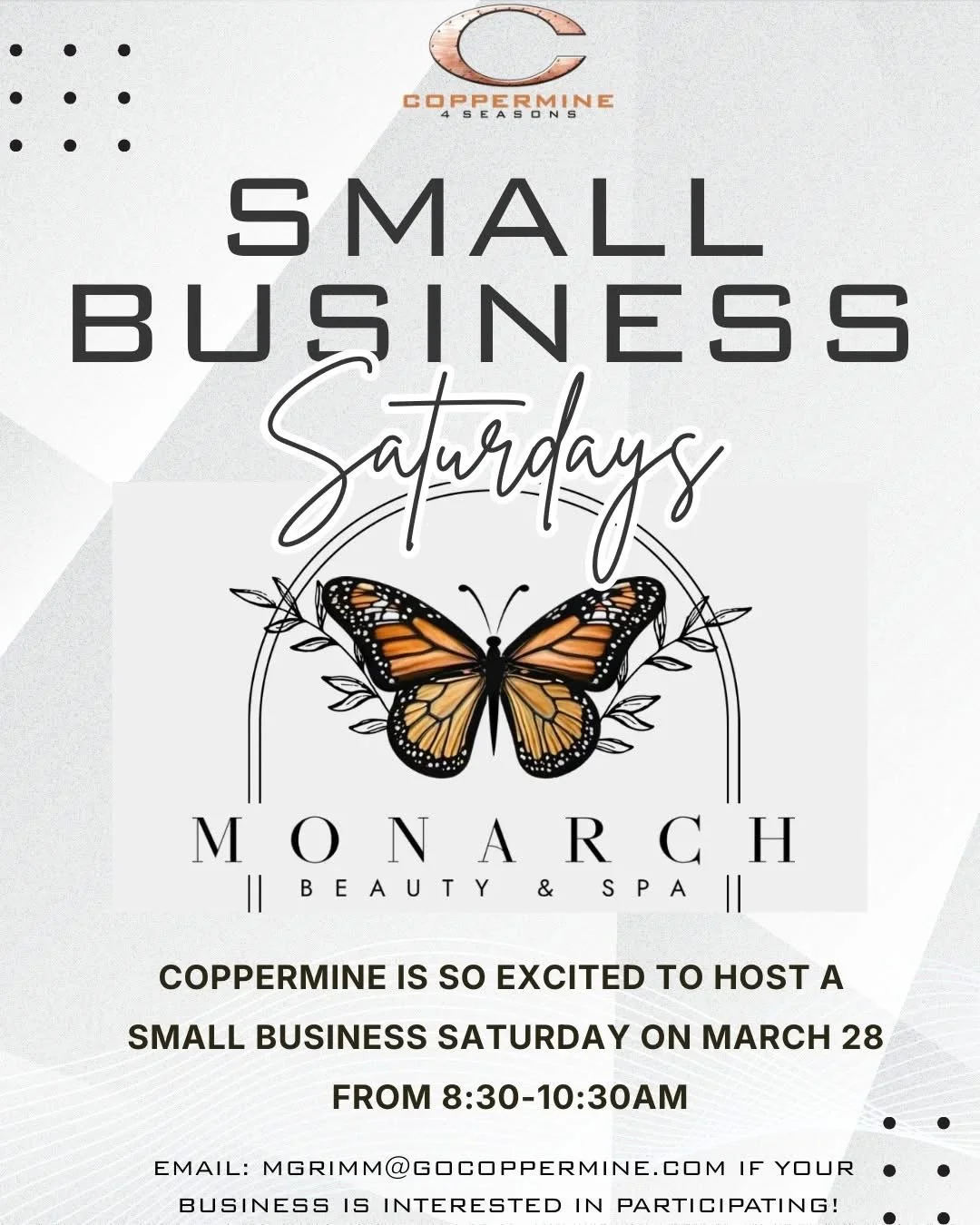 Small Business Saturday @ Coppermine