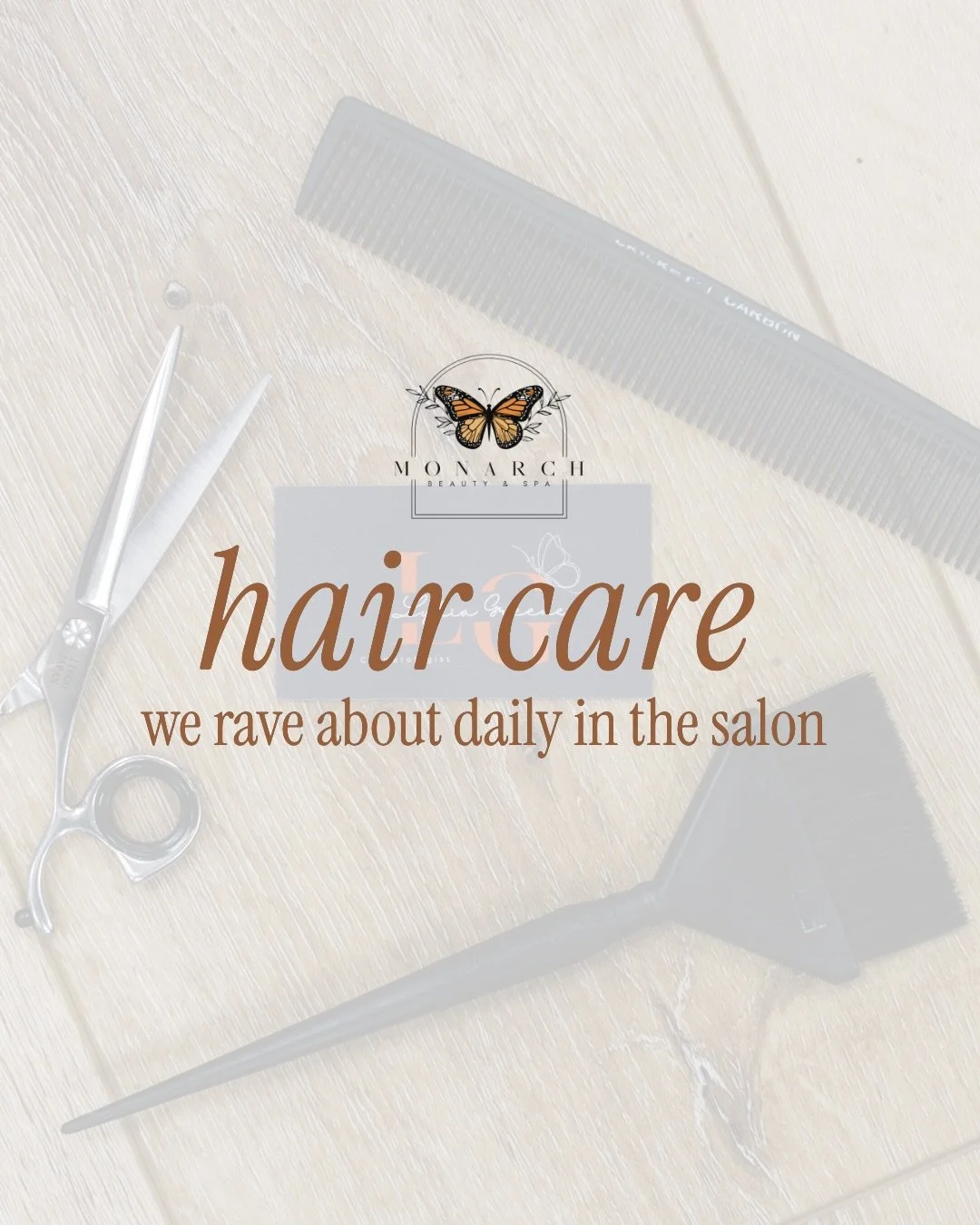 We can&rsquo;t stop raving about these Davine favorites that keep our clients&rsquo; hair looking and feeling AMAZING!

&bull;Liquid Spell
&bull;Volume Mousse
&bull;Love Smoothing Perfector 
&bull;Oi Milk
Melu Heat Protectant
Oi Oil 

These are the p