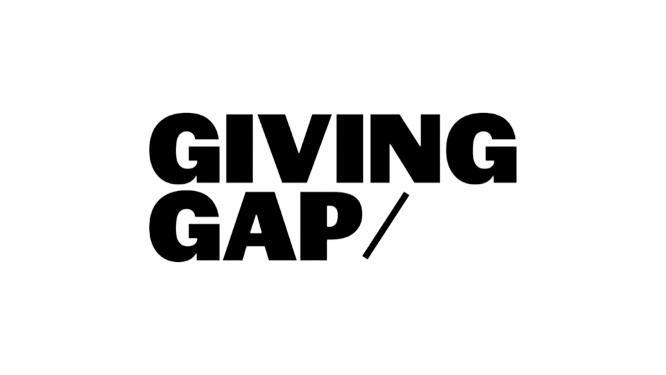 Logo for Giving Gap, a data-based on Black-led non-profits in the United States.