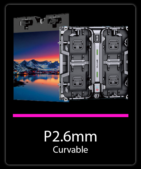P2.6mm Curvable LED Wall Rental