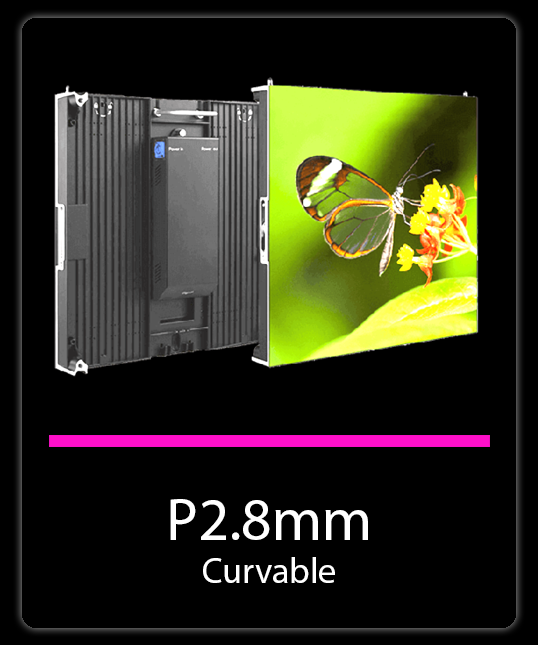 P2.8mm Curvable LED Wall Rental