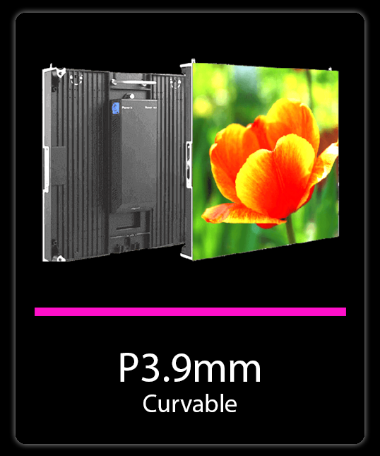 P3.9mm Curvable LED Wall Rental