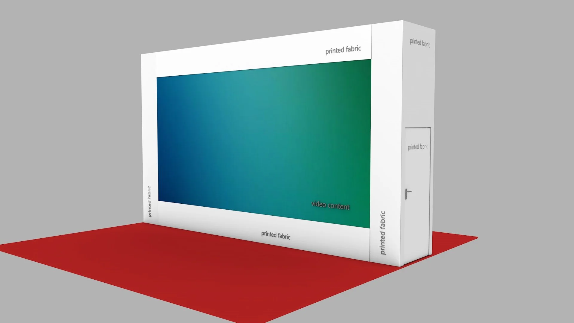 10 tiles wide x 5 tiles high LED video wall