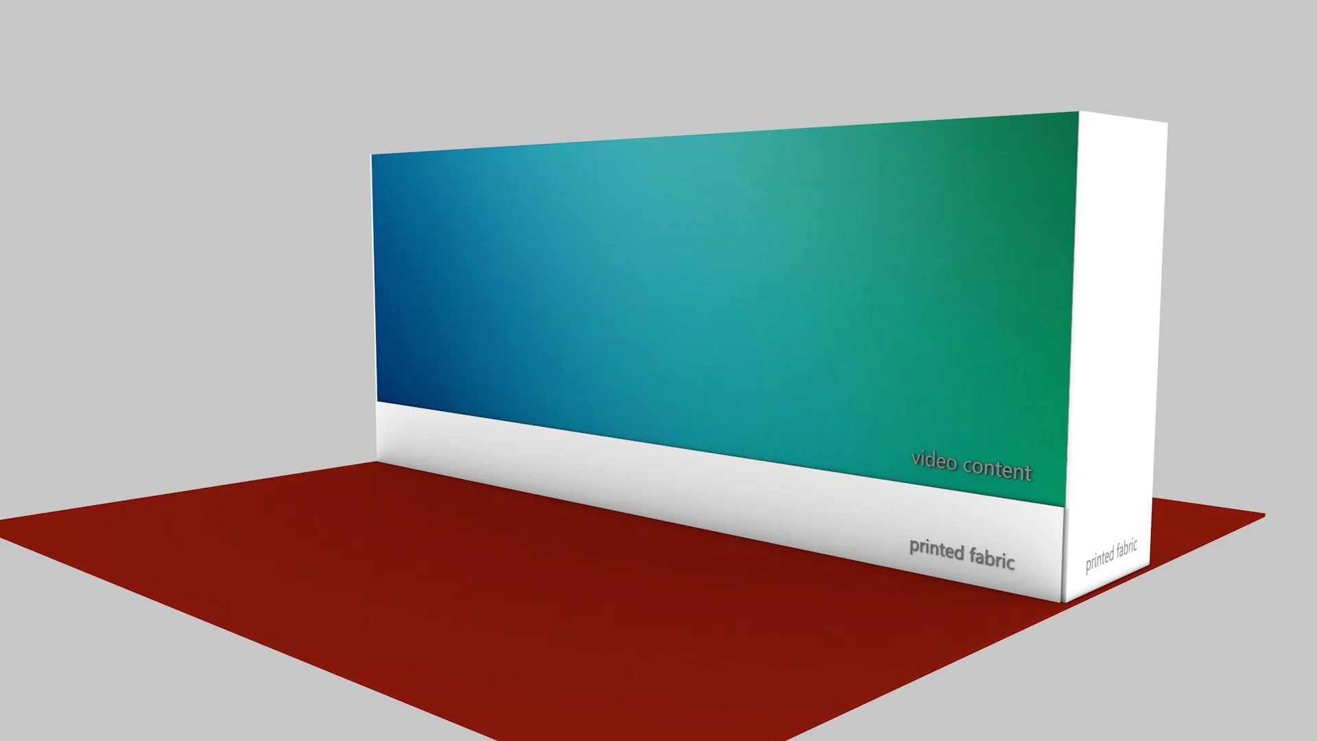 12 tiles wide x 4 tiles high LED video wall