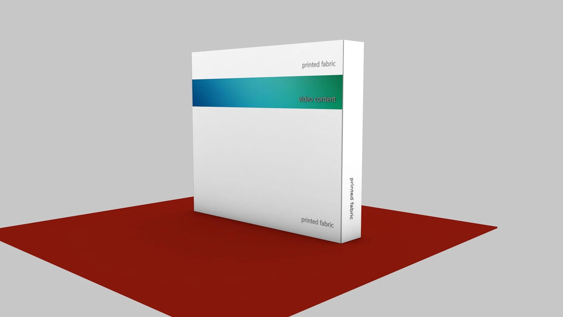 7 tiles wide x 1 tile high LED video wall