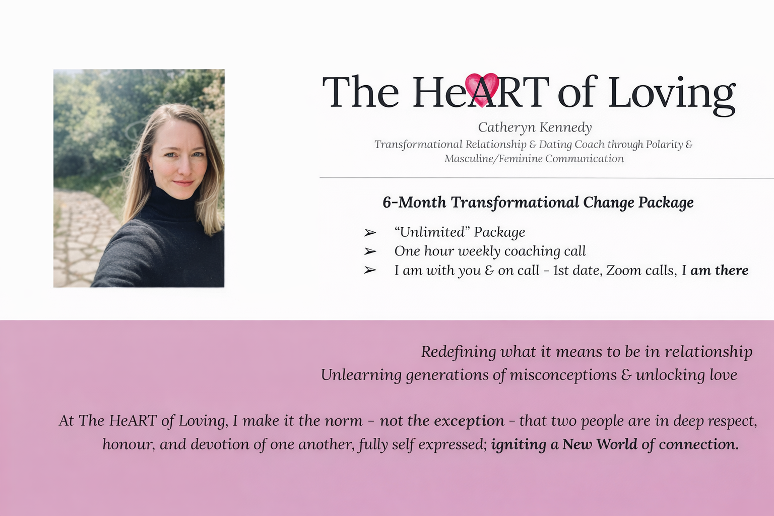 6-Month Transformational Change Package