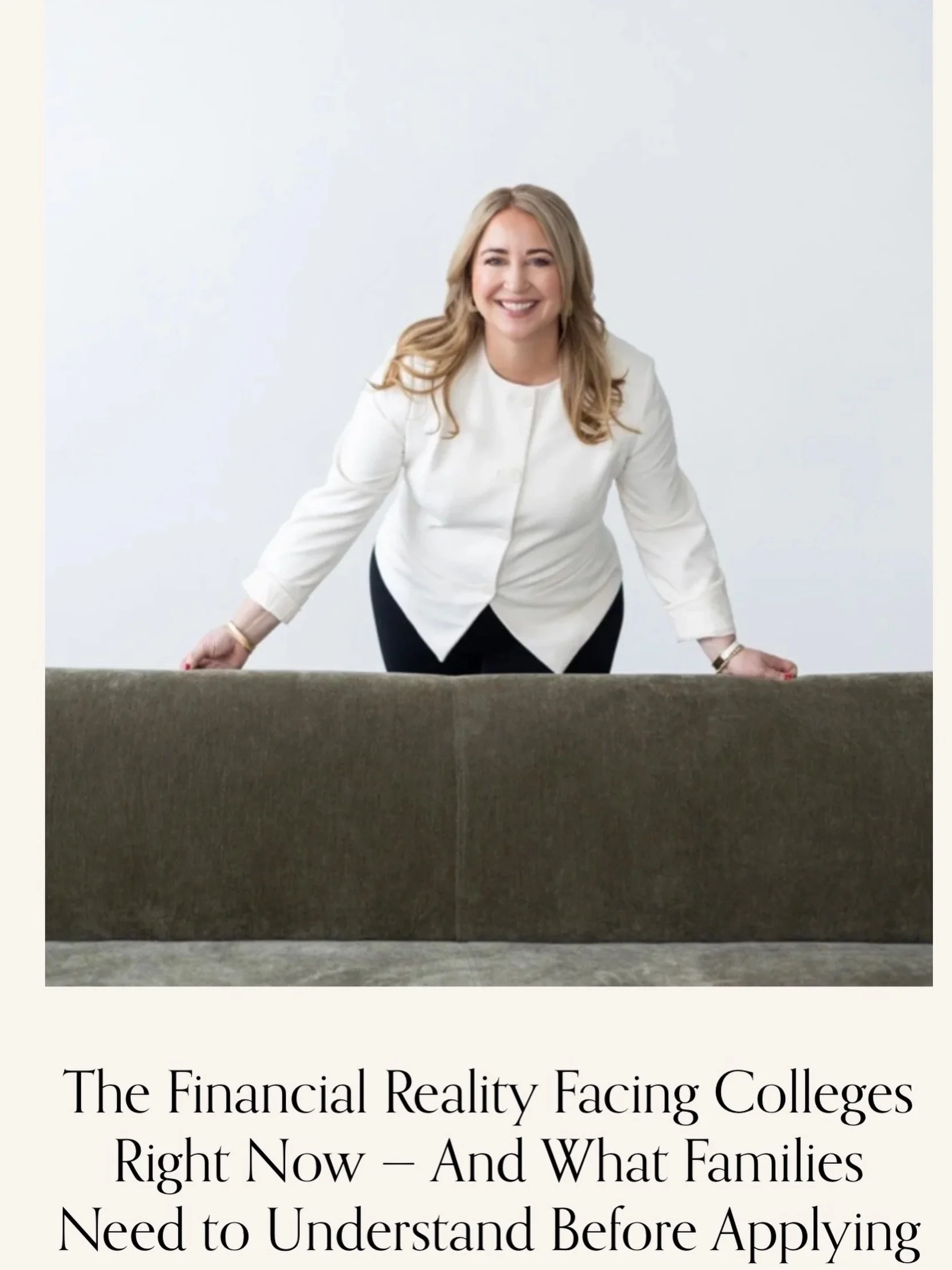 Most families spend the college search process asking:

&ldquo;Can my student get in?&rdquo;

But increasingly, I think families should also be asking:

&ldquo;How financially stable is this university&hellip; really?&rdquo;

Higher education is chan